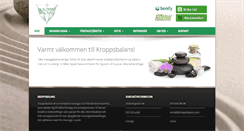 Desktop Screenshot of kroppsbalans.com