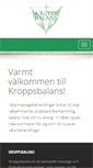 Mobile Screenshot of kroppsbalans.com